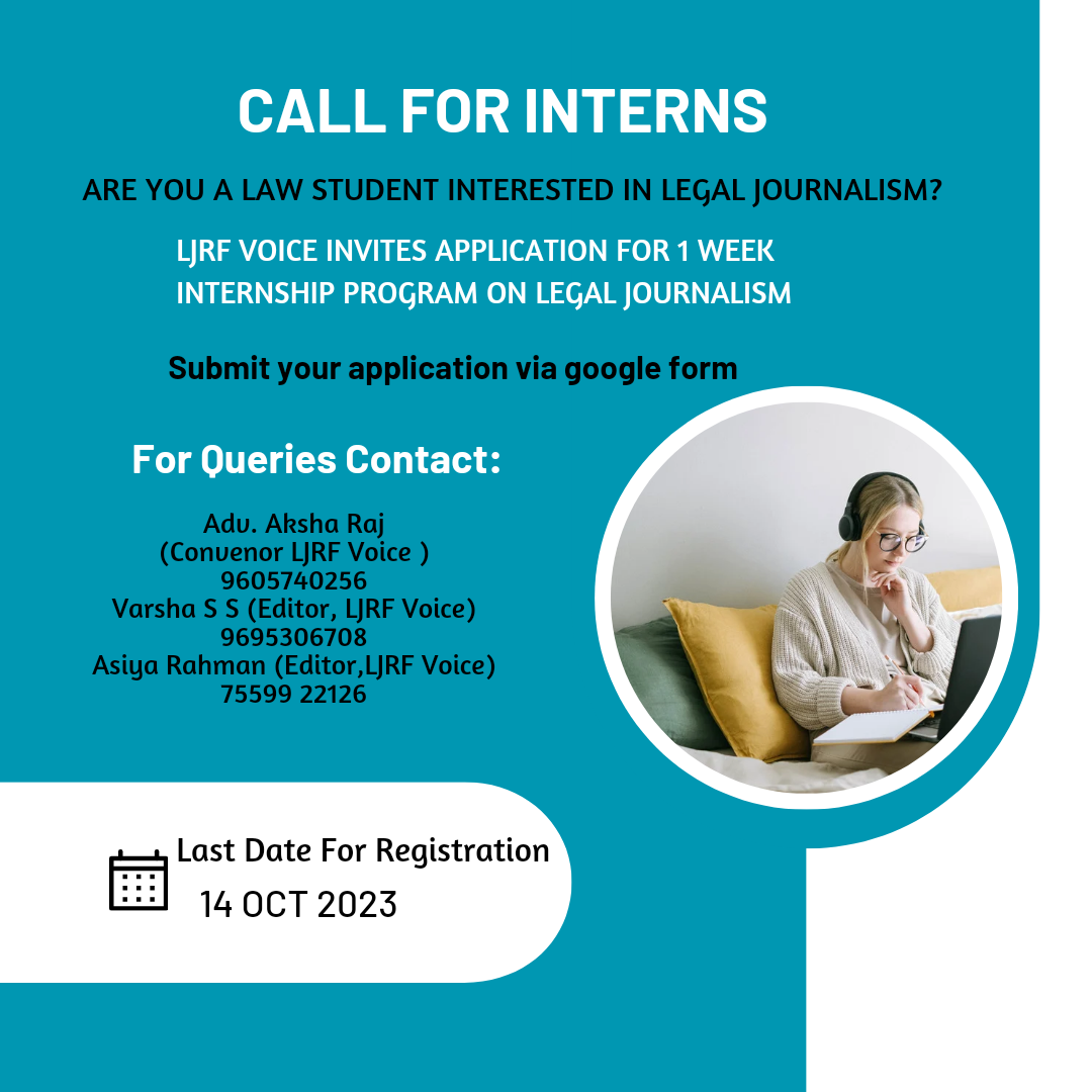 Applications Invited For Legal Journalism Internship Last Date For   20231004 154135 0000 1 